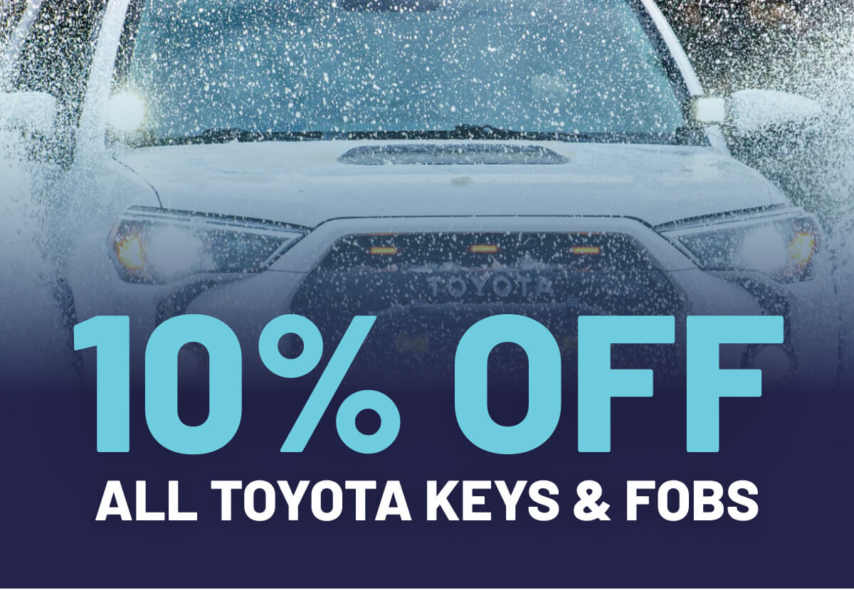 10% OFF: All Toyota Keys & Fobs